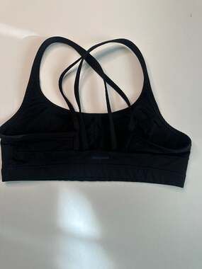 Patagonia Women's Active Mesh Seamless Sports Bra Black Size Large
